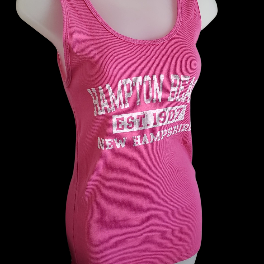 Pink Tank Top with Scoop Neckline